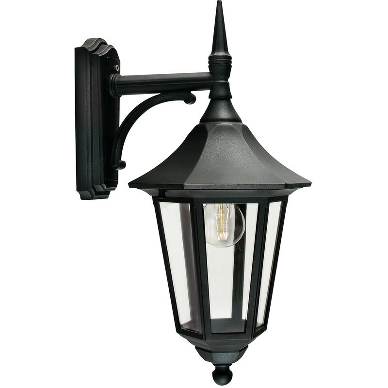 

Elstead - 1 Farolillo de pared para exterior Light Negro IP54, E27