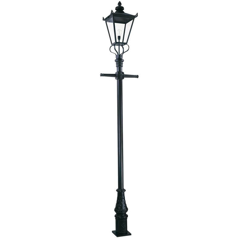 1 Light Outdoor Lamp Post Black, E27 - Elstead