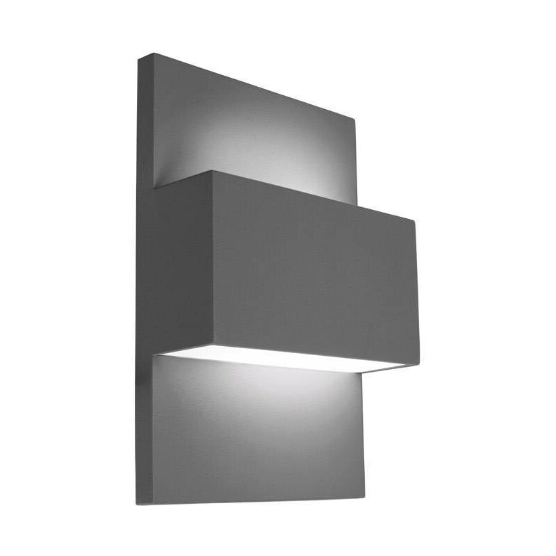 Elstead - 1 Light Outdoor Up Down Wall Light Graphite IP54, E27