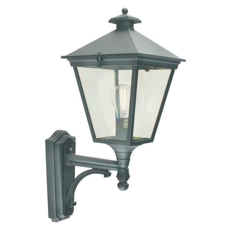 Elstead Lighting - Elstead - 1 Light Outdoor Wall Lantern Light Black IP54, E27