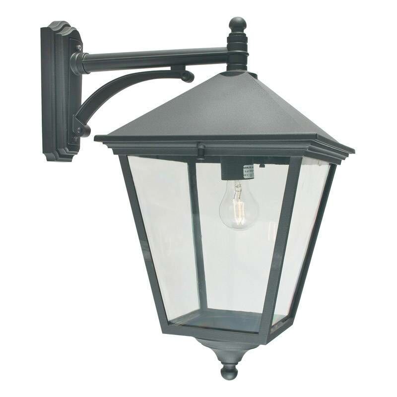 Elstead Lighting - Elstead - 1 Light Outdoor Wall Lantern Light Black IP54, E27