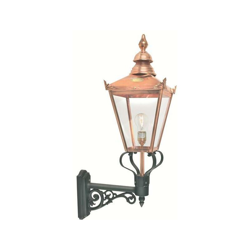 Elstead Lighting - Elstead - 1 Light Outdoor Wall Lantern Light Copper IP44, E27