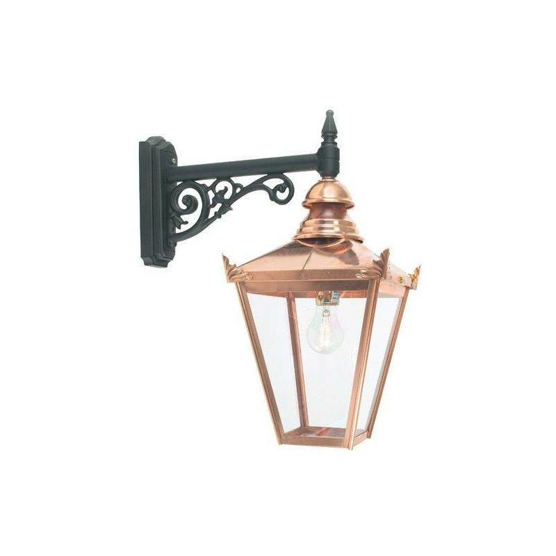 Elstead Lighting - Elstead - 1 Light Outdoor Wall Lantern Light Copper IP44, E27