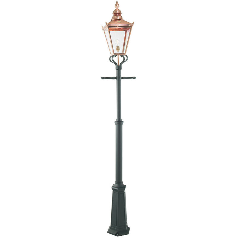 

Elstead - 1 poste simple de cobre ligero para exteriores, E27