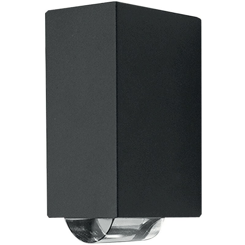 

Elstead Agner - Aplique de exterior LED 2 luces Grafito IP54