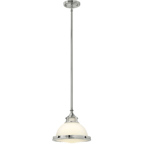 Elstead Amelia - 1 Light Dome Decke Mini Anhänger Chrom, E27