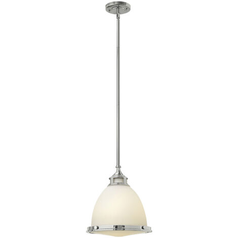 Elstead Amelia - Sospensione a soffitto a cupola media 1 luce cromata, E27