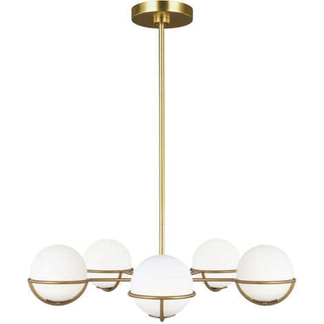 Elstead Apollo 5 Light Globe Anhänger, brüniertes Messing, G9