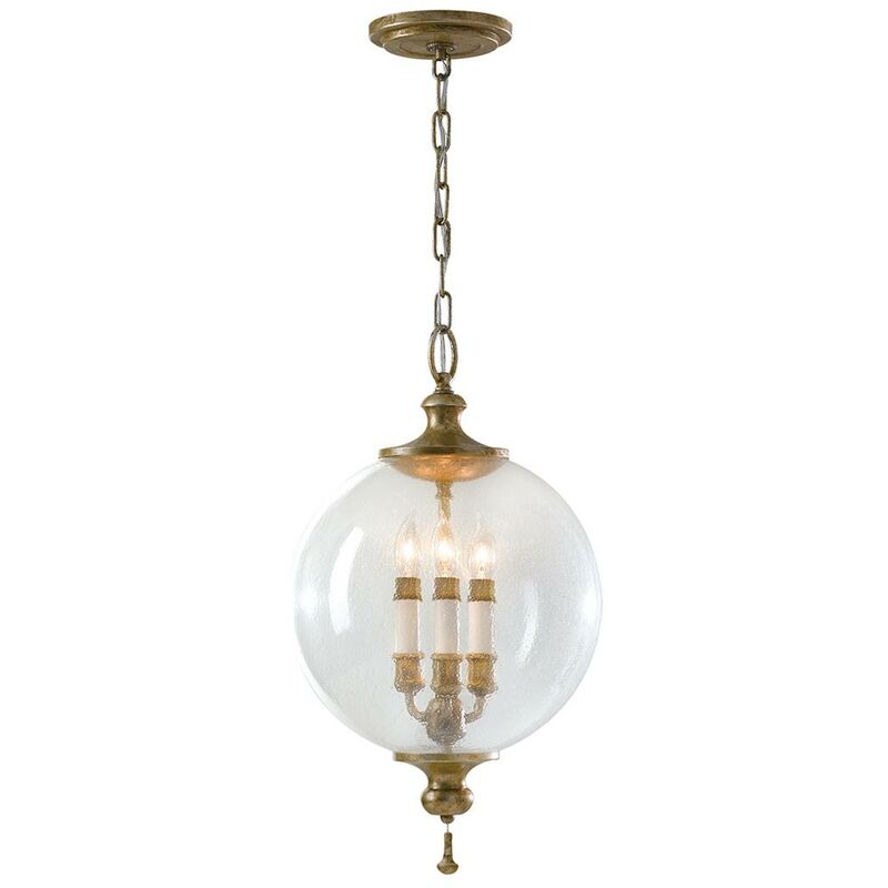 Image of Feiss - Lampada a sospensione Argento 3xE14 h: 53.3 ø: 30,5