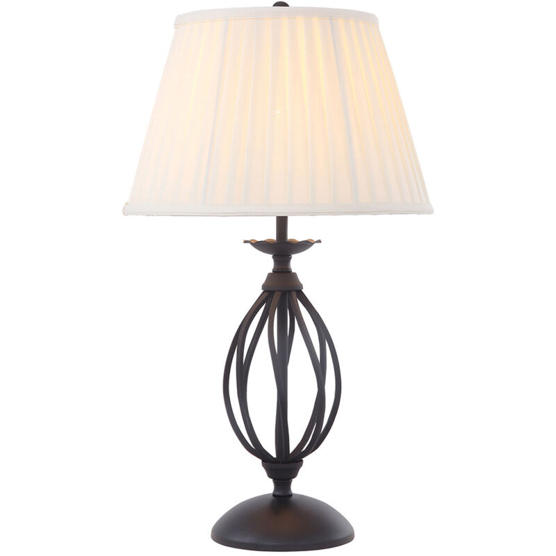 Elstead Artisan - 1 Leuchttischlampe Schwarz, E27