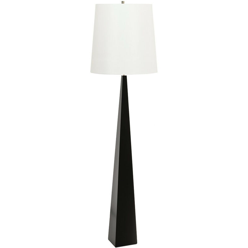 Elstead - Ascent Floor Lamp with Tapered Shade, Black