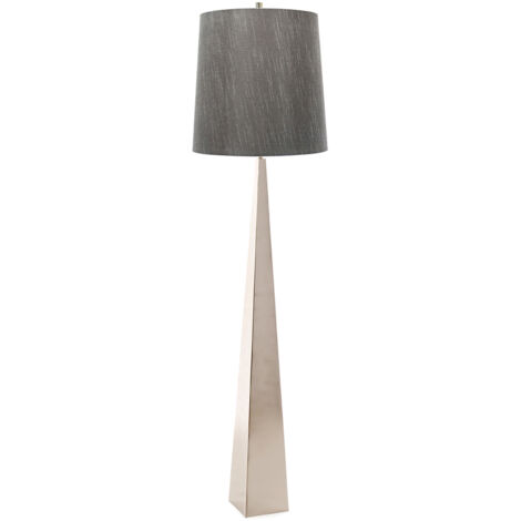 Elstead Ascent - Lampada da terra 1 luce nichel lucido, attacco E27