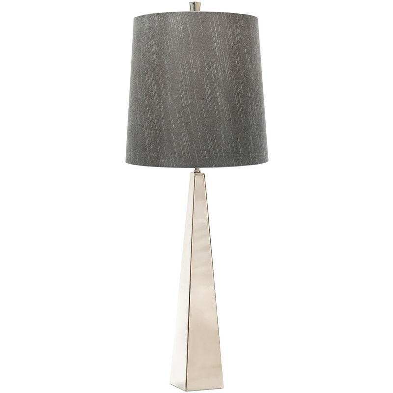 

Ascent - Lámpara de mesa 1 luz níquel pulido, E27 - Elstead