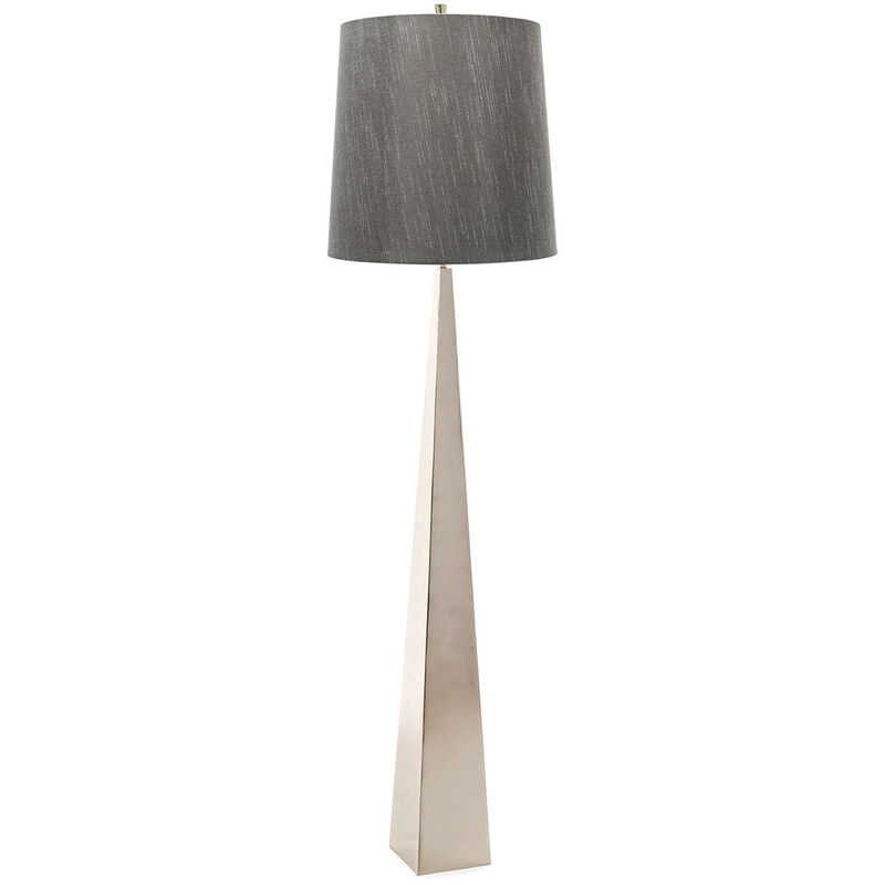 

Elstead Ascent - Lámpara de pie 1 luz níquel pulido, E27