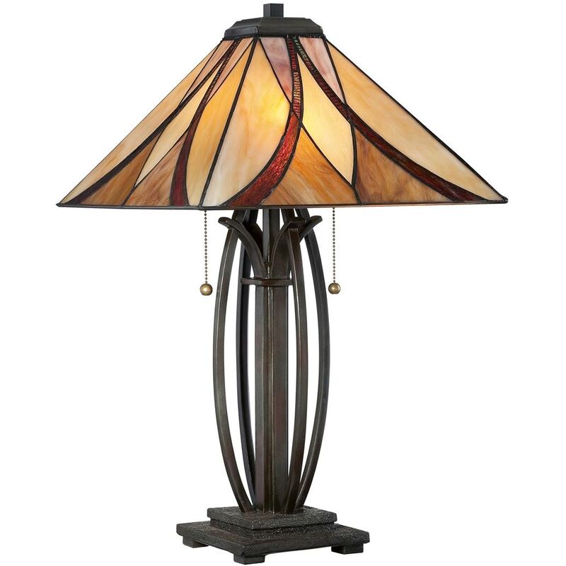 Image of Lampada da tavolo Asheville 2XE27 h: 63.5 l: 40.6 b: 40.6