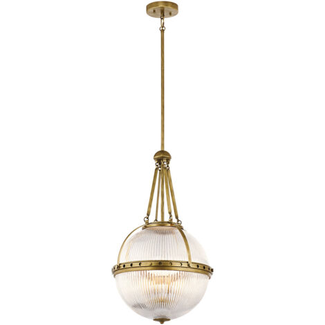 Elstead Aster - 3 Light Globe Deckenanhänger Messing, E14