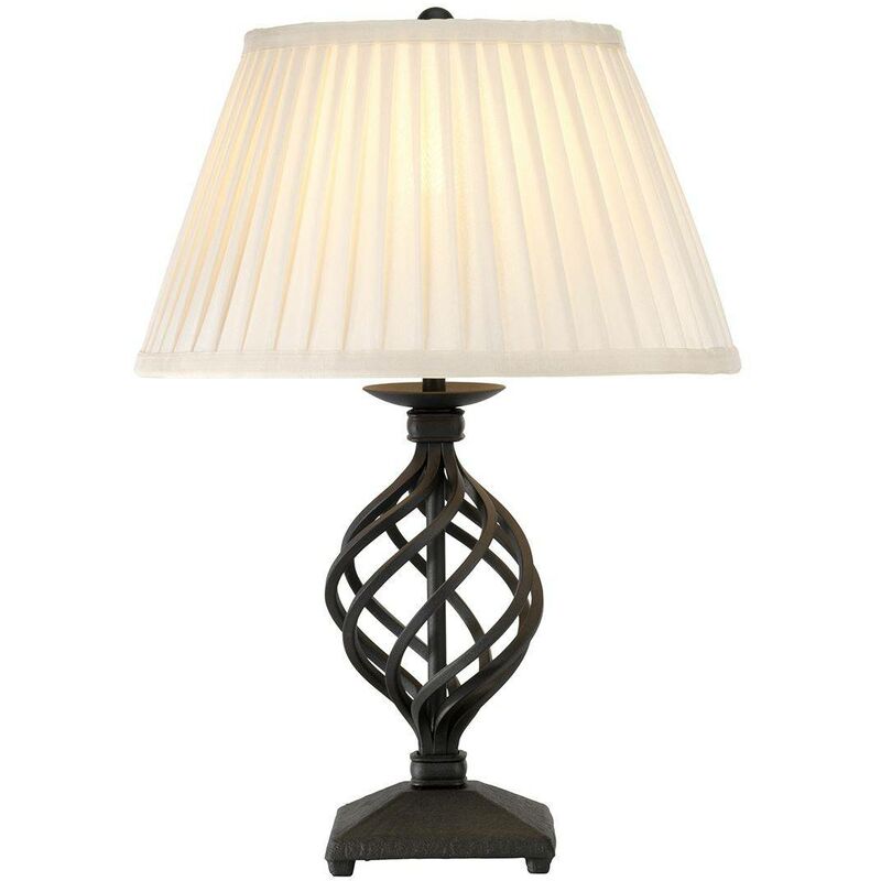 Elstead Belfry - 1 Light Table Lamp Black, E27