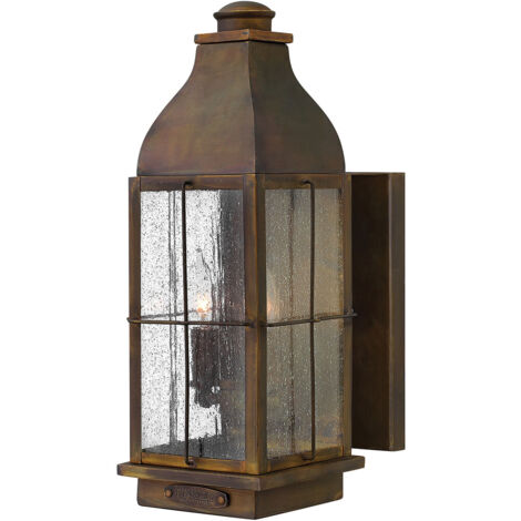 Elstead Bingham - Lanterna a Parete Media da Esterno 3 Luci Light Sienna IP44, E14