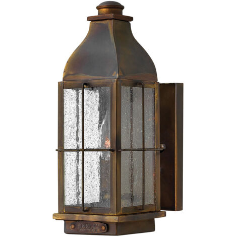 Elstead Bingham - Lanterna da parete piccola per esterni 1 luce Sienna IP44, E14