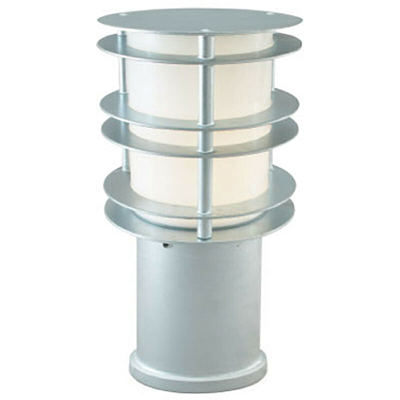 

Bolardo pequeño para exteriores galvanizado, E27 - Elstead