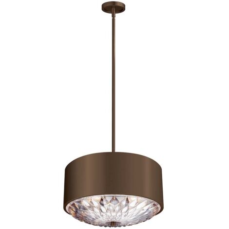 Elstead Botanic - Sospensione a soffitto a 4 luci in ottone, E27