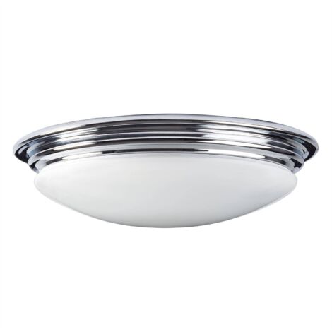 Elstead Brompton - Plafoniera LED da incasso per bagno in cromo lucido IP44