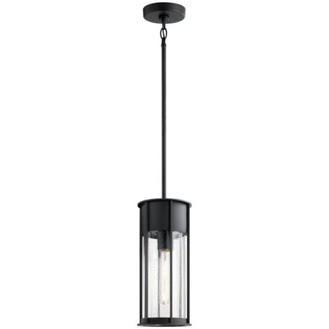 Elstead Camillo Suspension Extérieure 1 Lumière Texturée Noir IP44
