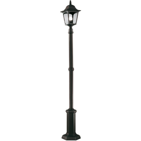 Elstead Chapel - 1 Licht Außenlaternenpfahl Schwarz IP44, E27