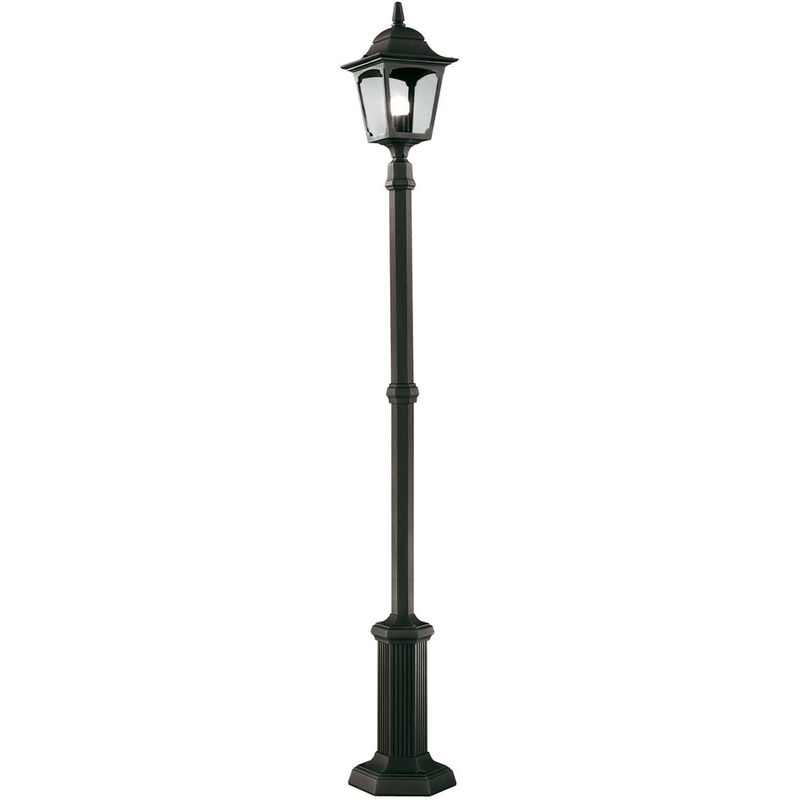 Chapel - Lampione da esterno 1 luce Nero IP44, E27 - Elstead