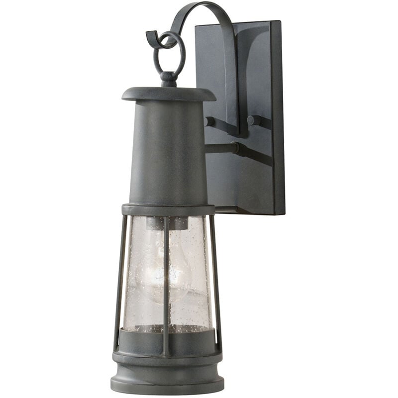 Chelsea Harbor - Lanterna da parete per esterno 1 luce Storm Cloud IP44, E27 - Elstead