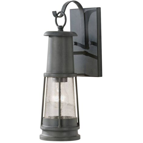 Elstead Chelsea Harbor - Lanterna da parete per esterno 1 luce Storm Cloud IP44, E27