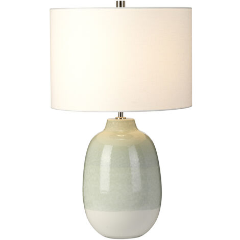 Elstead Chelsfield - 1 lampe de table lumineuse en céramique, E27