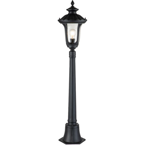 Elstead Chicago Borne extérieure texturée noire, IP44