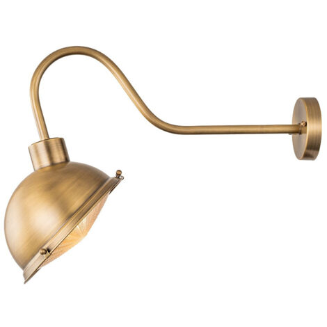 Elstead Chiswick Lampada da esposizione per esterni, ottone anticato IP44