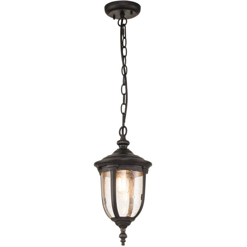 Cleveland Outdoor-pendel-deckenleuchte Verwitterte Bronze, Ip44 - Elstead