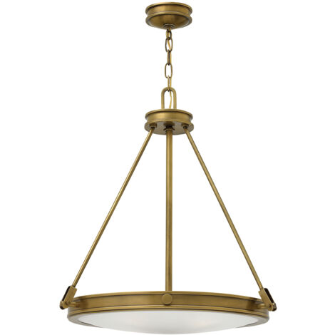 Elstead Collier - Sospensione a soffitto a 4 luci in ottone, E14