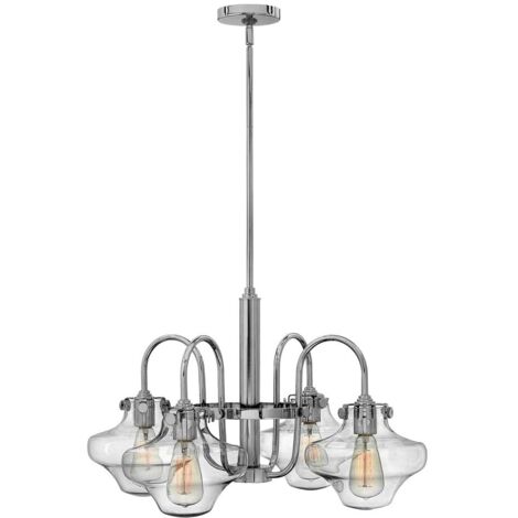 Elstead Congress - Lampadario Multi Braccio Finitura Cromata, E27