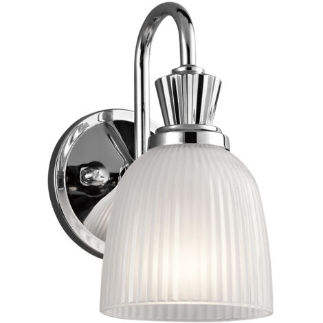 Elstead Cora - Applique da parete per bagno 1 luce Cromo lucido IP44, G9