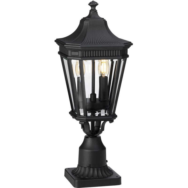 Elstead Cotswold Lane - 2 Light Medium Lampada da terra per esterni Nera IP44, E14
