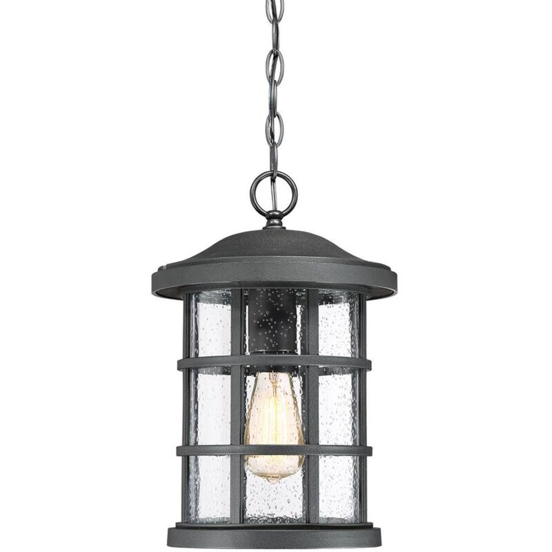 Elstead - Crusade Outdoor 1 Lichtkettenlaterne, Earth Black, Ip44, E27