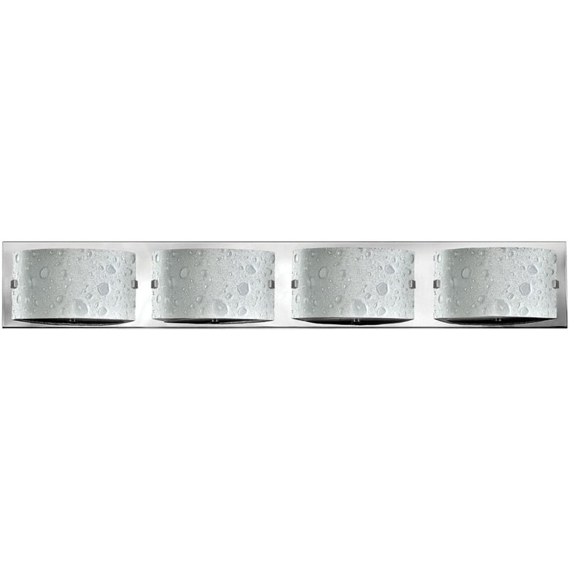 Daphne - Applique da parete per bagno a 4 luci Cromo lucido IP44, G9 - Elstead
