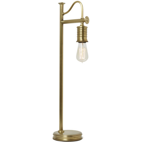Elstead Douille - 1 lampe de table lumineuse en laiton, E27