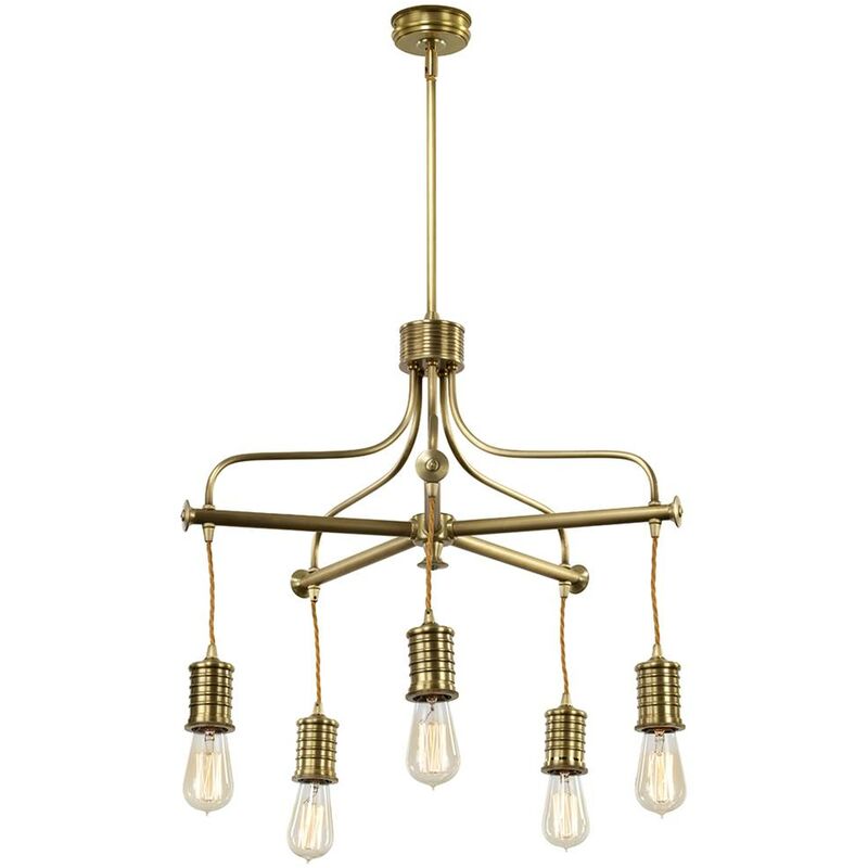 Elstead - Chandelier Douelle 5x27 h: 48.8 l: 55,3