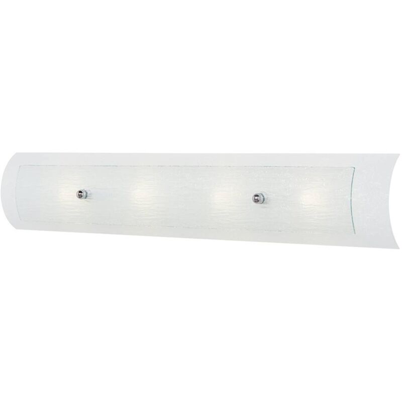 Elstead Wandlampe Badleuchte Wandleuchte Chrom Poliert Ip44 Led Flurlampe Glas 4 Flammig