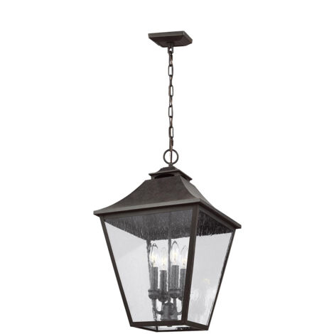 Elstead Feiss Galena Plafonnier suspendu d'extérieur Sable, IP44
