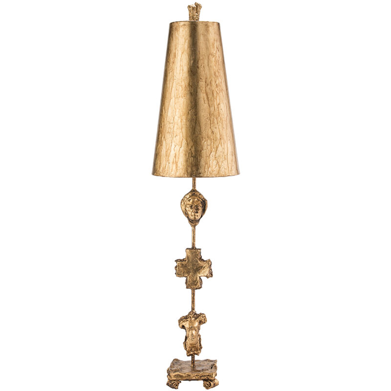 Lampada Da Scrivania Contemporanea Fragment Acciaio Oro Antico 1 Luce E27