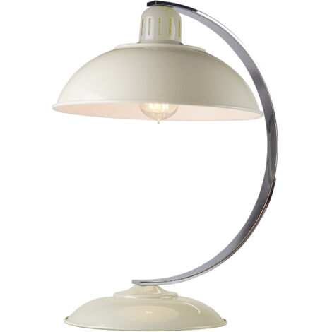 Elstead Franklin - Lampada da scrivania a 1 luce Oyster White, E27