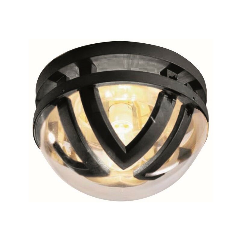 Elstead Frida - Outdoor Surface Mounted Ceiling Light Graphite IP54