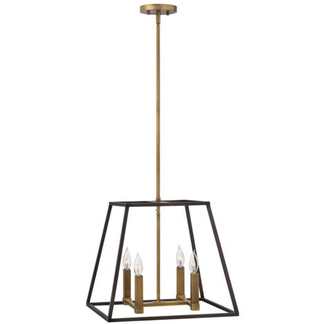 Elstead Fulton - 4 Licht Decke Anhänger Kronleuchter Bronze, E14
