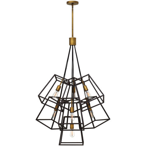 Elstead Fulton - Lampadario 7 Luci Finitura Bronzo, E27